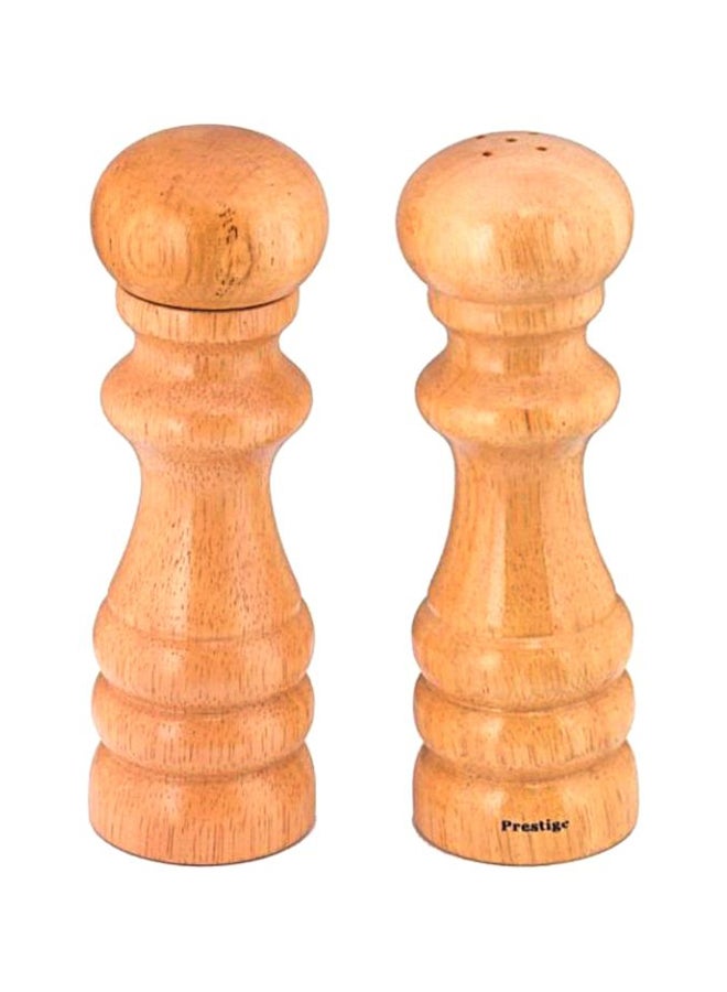 Prestige Set Peppermill & Salt Box Brown 15cm - Image 2
