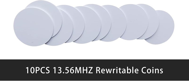 hecere بطاقة علامة عملة RFID PVC IC ISO14443A قابلة لتغيير UID القطاع 0 الكتلة 0 قابلة للكتابة (عبوة من 10) - Image 3