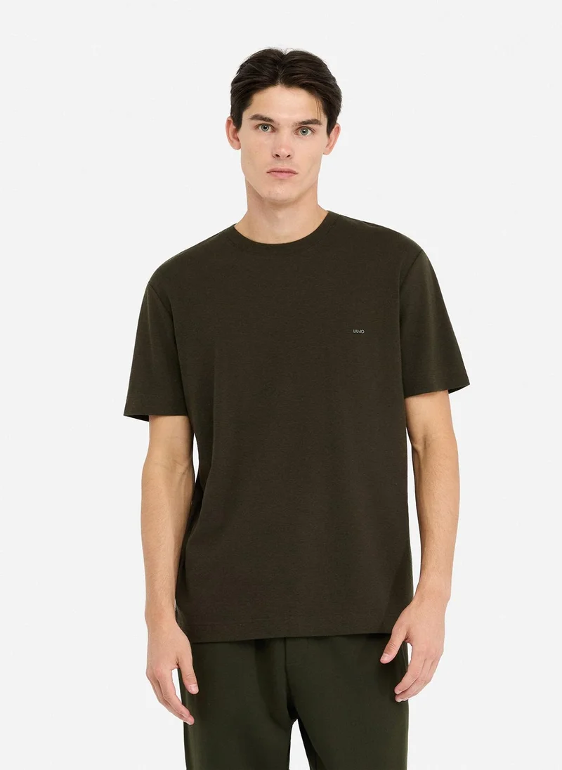 ليو جو تيشيرت قطن وصوف