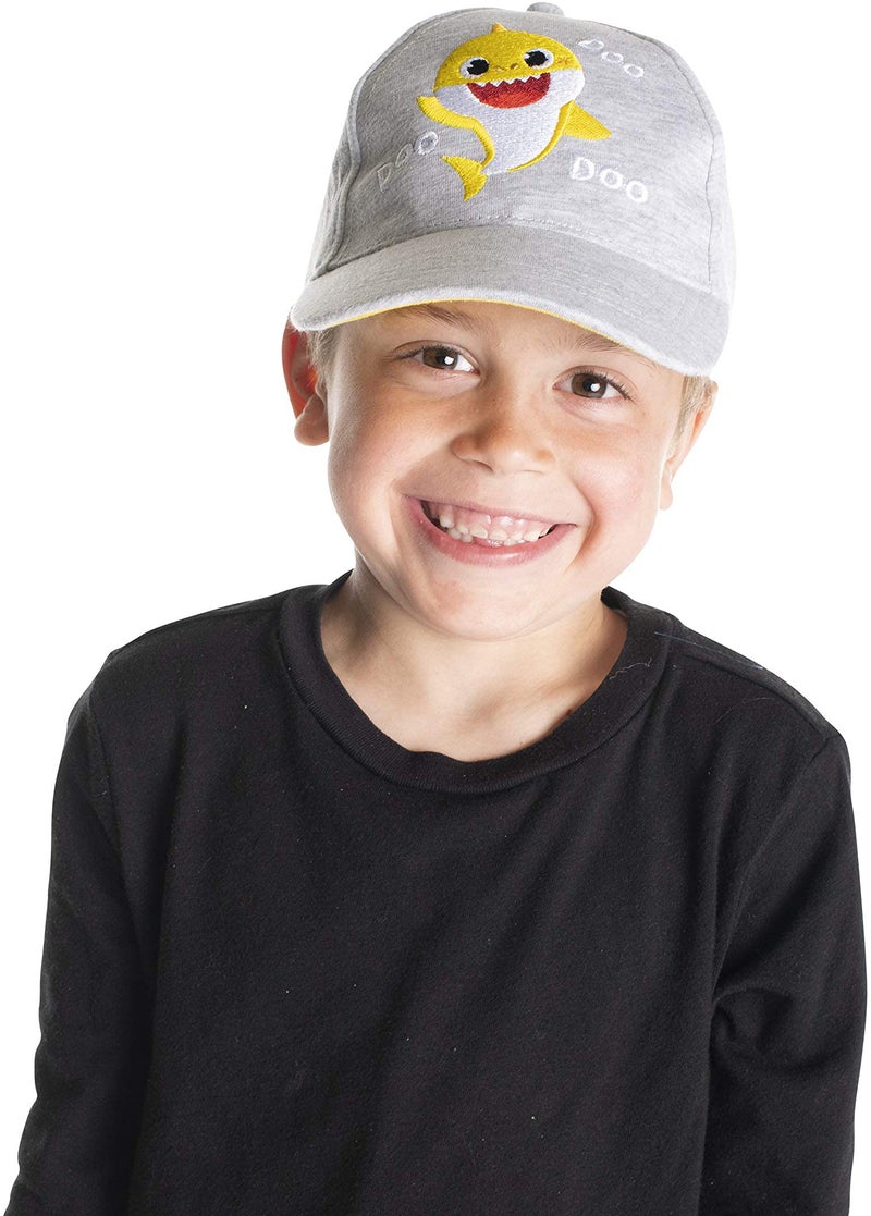 Nickelodeon Boys Baseball Cap, Baby Shark Adjustable Toddler Hat For Ages 2-4, Gray - Image 2