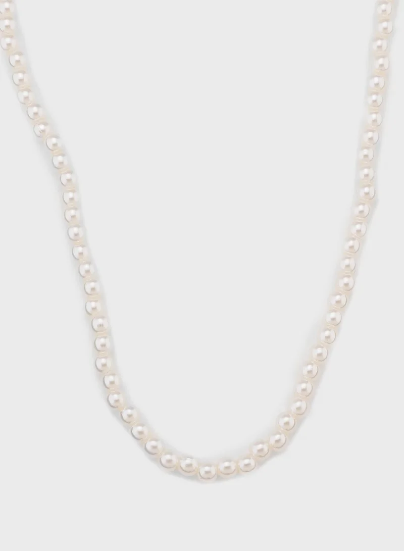 Ginger Layered Beaded Layered Heart Pendant Necklace