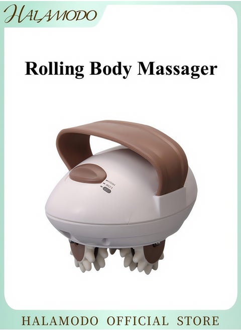 Portable Handheld Massager with Detachable Rollers Dual-Speed Adjustable Massage Device Multifunctional Body Massager for Targeted Pain Relief Ideal for Muscles and Posture Correction
