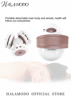 HALAMODO Portable Handheld Massager with Detachable Rollers Dual-Speed Adjustable Massage Device Multifunctional Body Massager for Targeted Pain Relief Ideal for Muscles and Posture Correction  - Image 3