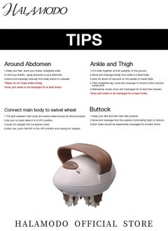 HALAMODO Portable Handheld Massager with Detachable Rollers Dual-Speed Adjustable Massage Device Multifunctional Body Massager for Targeted Pain Relief Ideal for Muscles and Posture Correction  - Image 5