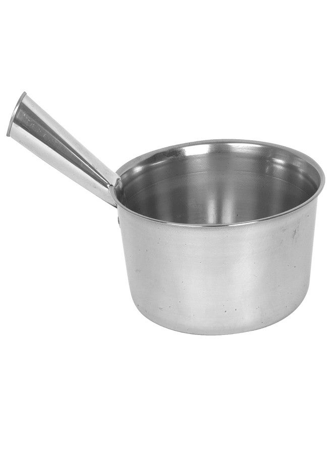 TrueCraftware- 2 Quart Water Ladle Stainless Steel Body with Welded Handle- Steel Dipper Water Ladle Soup Spoon Long Handle Scoop Cup Household Accessories Home Kitchen - Image 1