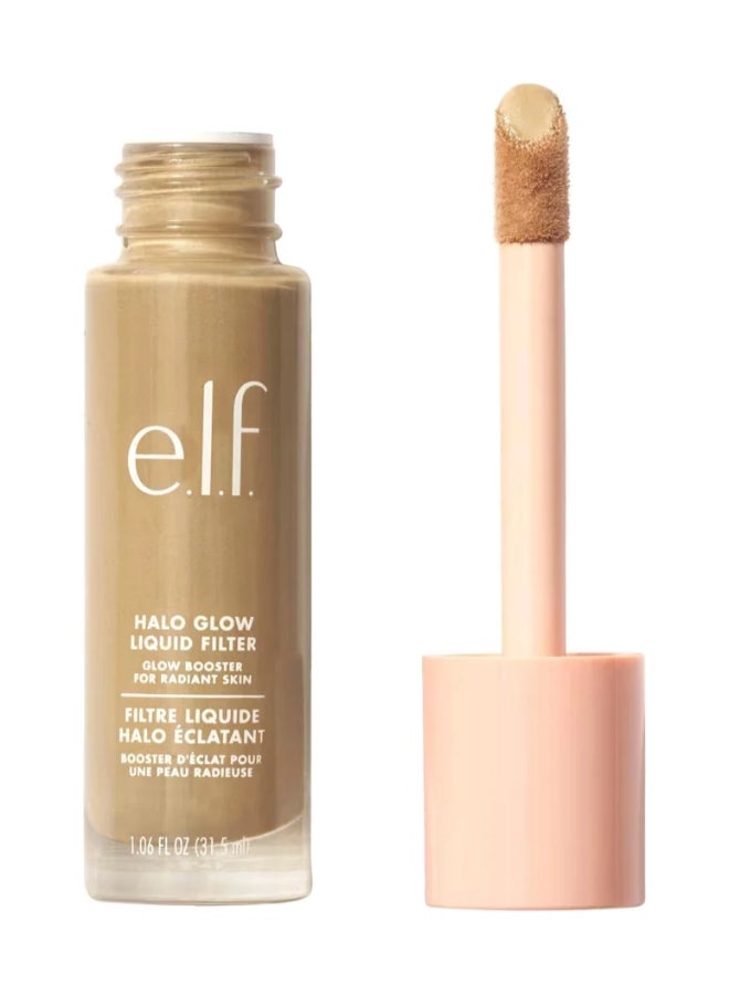 elf Halo Glow Liquid Filter Medium 3.5 & Dewy Coconut Setting Mist & Halo Glow Wand Hilight Rose/Q Bundle - Image 2