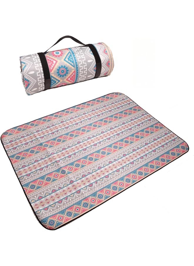 erorex EROREX Beach Mat Beach Blanket Picnic Blanket Extra Large Camping Hiking Sand Proof Picnic Mat Outdoor Camping Blanket Waterproof, Thickened Picnic Cloth Floor Mat Outdoor Moisture-proof Mat (grey)  - Image 1