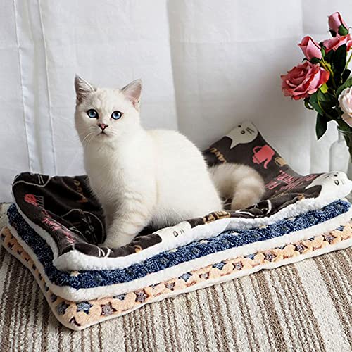 FJWYSANGU Pet Blanket Premium Fluffy Flannel Cushion Soft and Warm Mat for Dogs Cats(Star/Yellow,Small) - Image 4