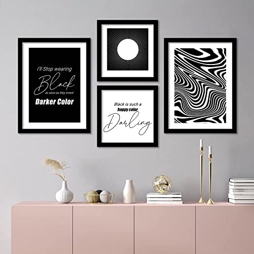 HEVEA Motivational Quotes Framed Wall Posters/Paintings with Frame Wall Paintings Hangings Framed Wall Art Paintings (11 inch x 14 inch, Framed, Black) -Set of 4… - Image 4