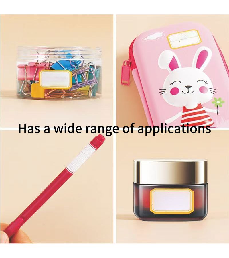 50 Sheets Horizontal Line Small Size Adhesive Labels Sticky Notes Office Memo Markers - Image 4