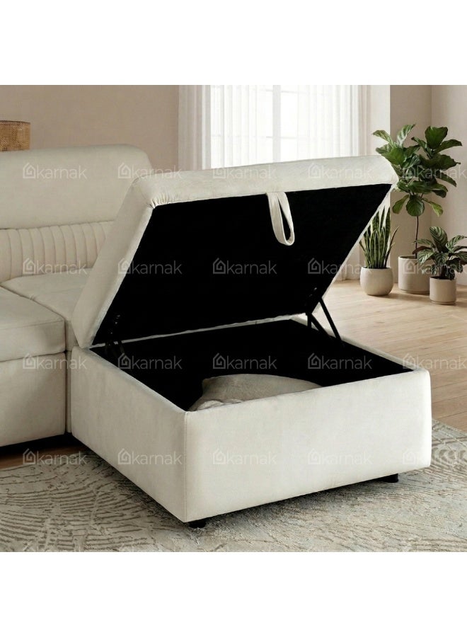KARNAK Arvex 3 Seater Sofa Bed Beige - Image 3