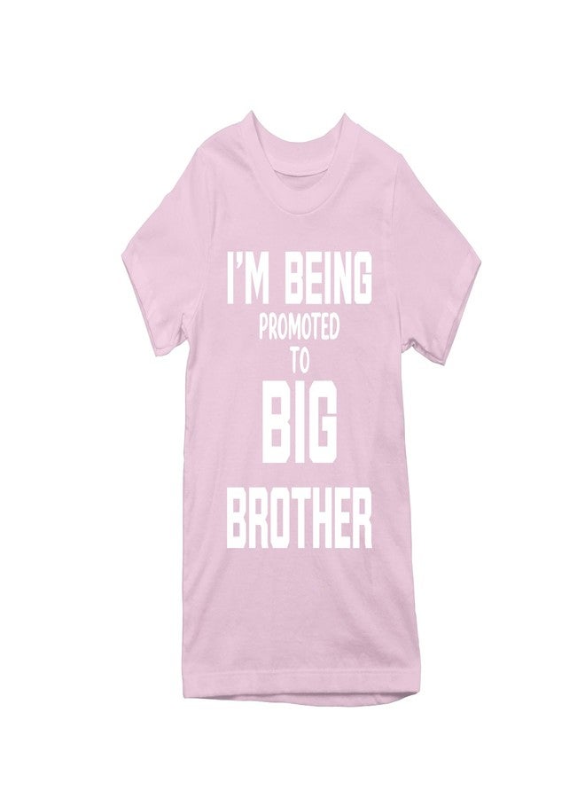 CBTwear I’m Being Promoted to Big Brother Toddler Shirt - Fun Sibling Announcement Tee for Kids (2T, Pink) - Image 1