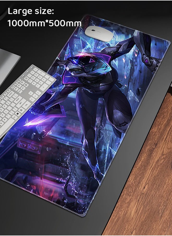 Haidue - 1000x500mm Large Gaming Mouse Pad ,Anti-SkidMousepad Large Keyboard Mouse Pad DeskMat with Stitched Edges - Image 1