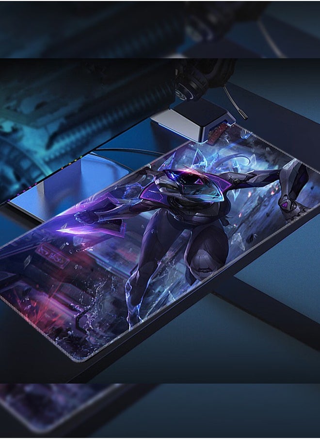 Haidue - 1000x500mm Large Gaming Mouse Pad ,Anti-SkidMousepad Large Keyboard Mouse Pad DeskMat with Stitched Edges - Image 1
