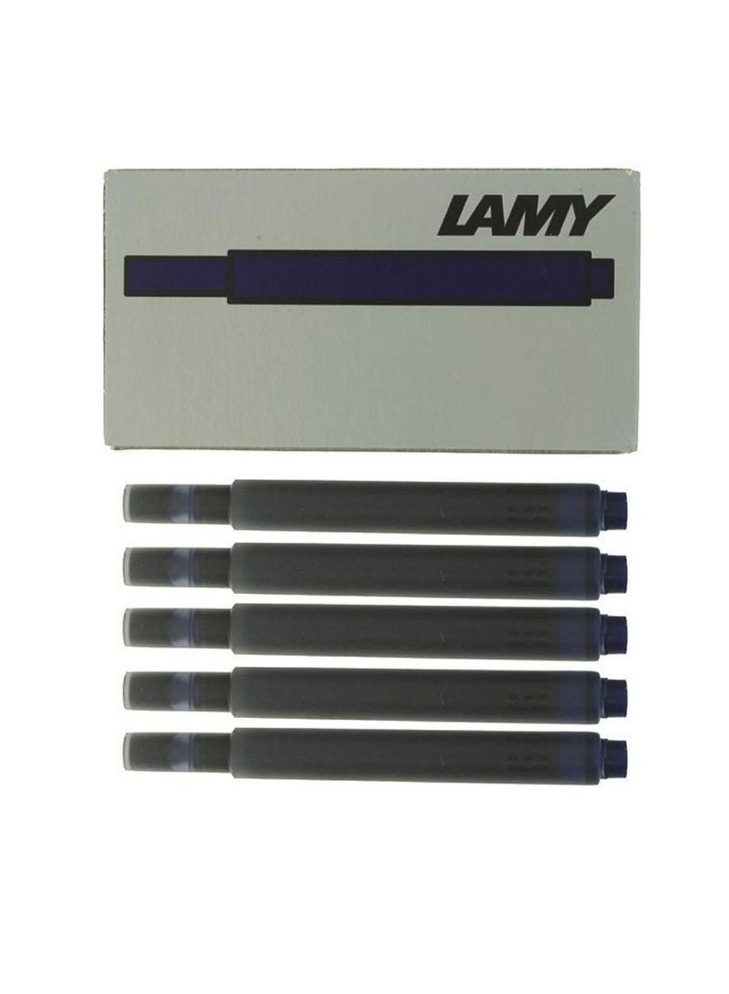 LAMY 5-Piece Fountain Ink Pen Cartridge Blue-Black  - Image 1