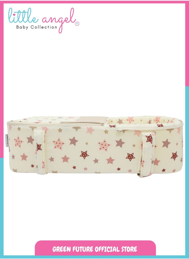 Baby Carry Cot with Diaper Bag – Portable Infant Bassinet | Baby Sleeping Bed with Handles for Travel | Lightweight Baby Crib for Newborns - pzsku/Z4AF2716118D513B01A3DZ/45/_/1737386433/150b890a-91e8-4356-b78f-37fd882a8f96