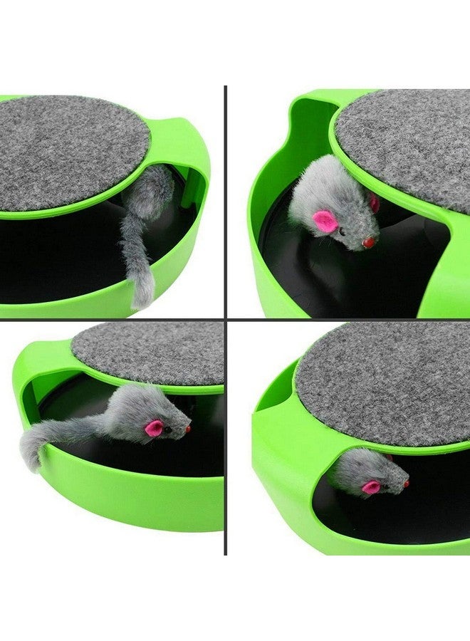 Generic Interactive Toys For Cats -Cat Plush Motion Mouse/Mice Scratching Pad Toy, Cat Scratcher Catnip Toy, Interactive Kitten Mice Toys For Engaging Playtime Pet-Friendly Molar Supplies (Green)  - Image 5