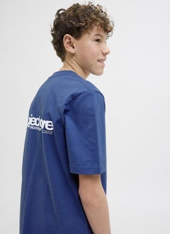 Jack & Jones Junior Kids Logo Crew Neck T-Shirt  - Image 3