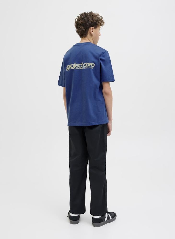 Jack & Jones Junior Kids Logo Crew Neck T-Shirt - Image 2