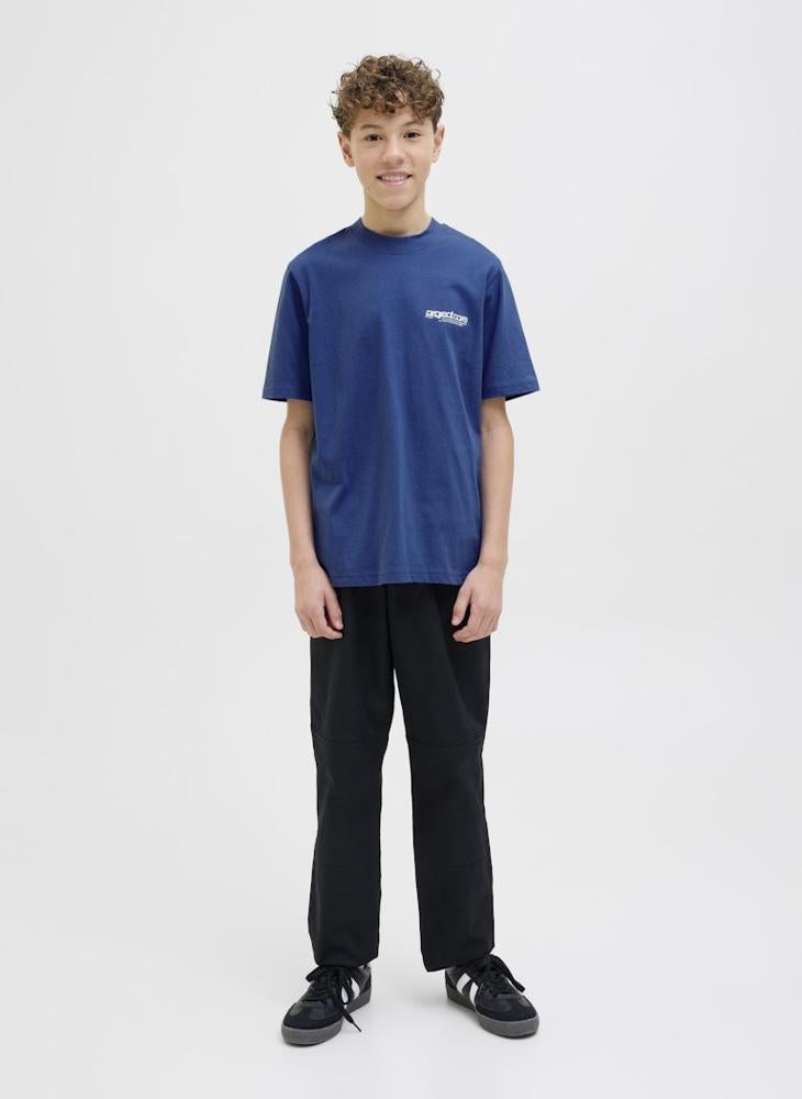 Jack & Jones Junior Kids Logo Crew Neck T-Shirt - Image 4
