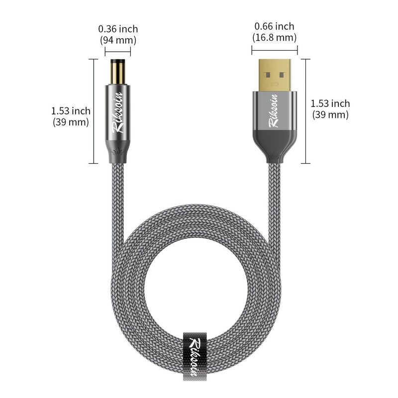 كابل شحن USB إلى DC 5V بطول 0.6 متر، متوافق مع أجهزة الراوتر والمودمات الضوئية - Image 1