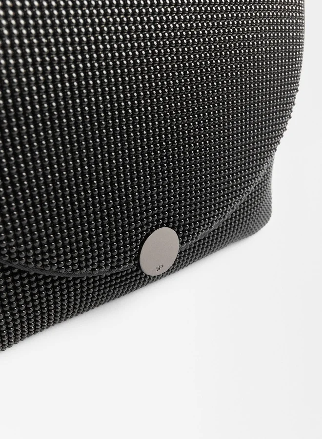 بارفوا حقيبة حفلات من القماش الشبكي