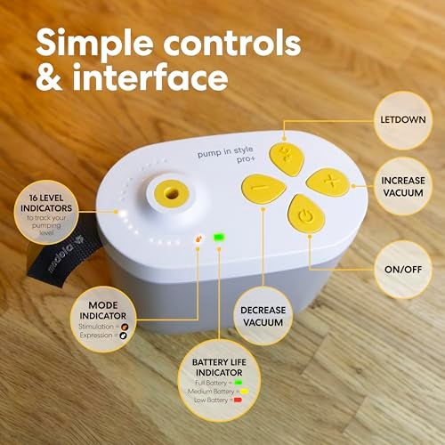 Medela New Medela Pump in Style Pro+ Hands-Free Breast Pump, Rechargeable, Wearable, Hospital Grade Breastpump - Image 5