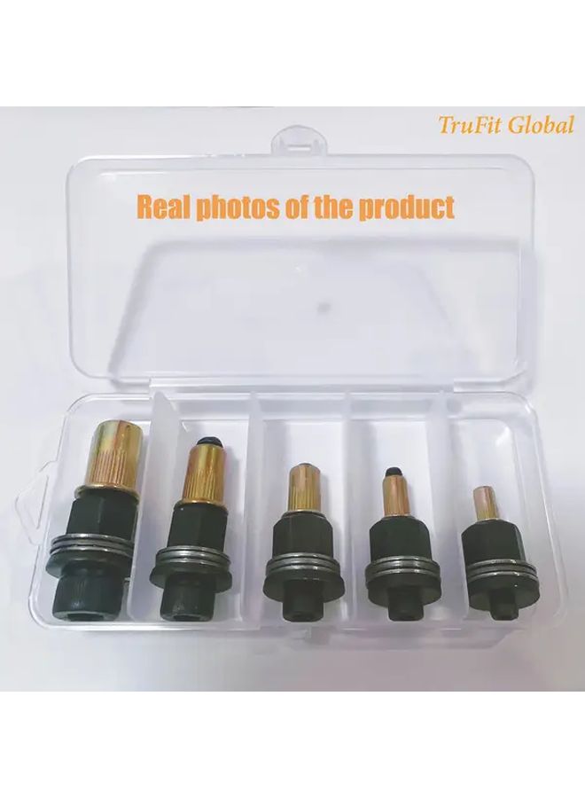 5 Piece Unboxed Manual Rivet Tool Set With 5 M4 To M10 Rivet Nuts For DIY Auto Industrial - Image 1
