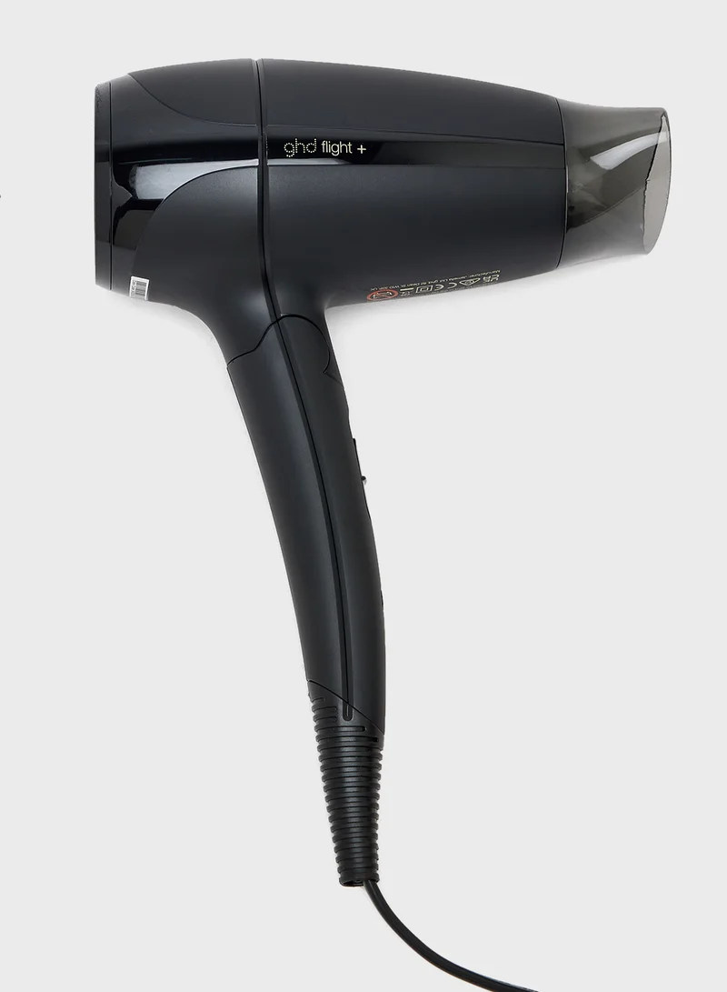 Ghd Brand ghd Flight+ Mini Hair Dryer 1350W - 1600W Professional Portable Hair Volumizer, Suitcase Friendly, Lightweight, Powerful, and Compact Blow Dryer for All Hair Types
