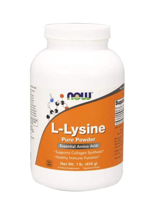Now Foods L-Lysine Amino Acid Powder - Image 1