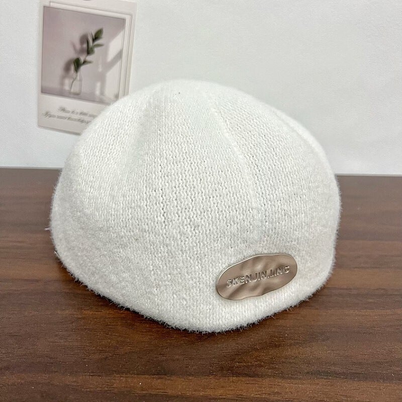 Fedora Hat Women Winter Warm Elderly Plush Hat - Image 1