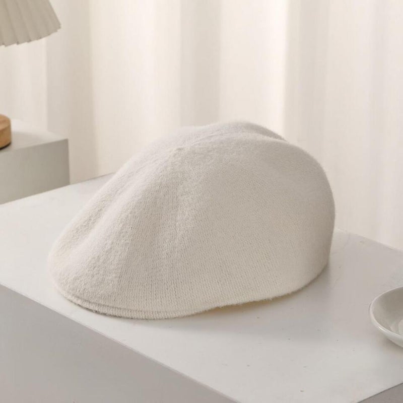 Fedora Hat Women Winter Warm Elderly Plush Hat - Image 3