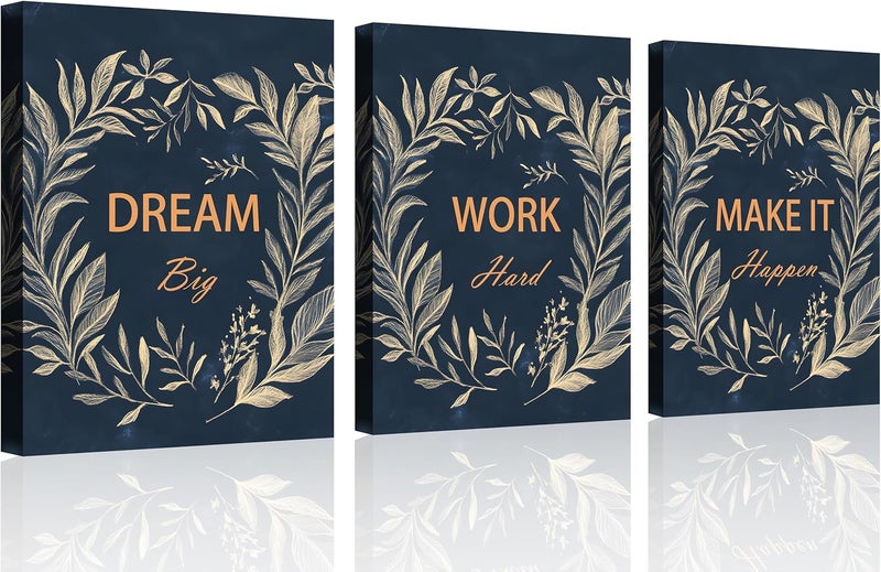 OWNANRTHM Inspirational Canvas Wall Art Set - Image 1