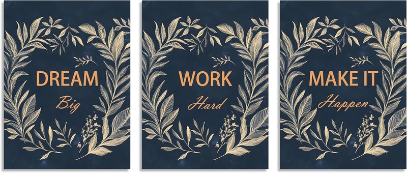 OWNANRTHM Inspirational Canvas Wall Art Set - Image 2