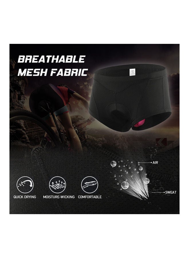 NIBEMINENT Women 3D Gel Padded Bicycle Shorts M  - Image 3