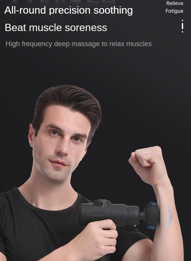 Convenient Mini Home Fascia Massager Professional Muscle Relaxation Impact Rechargeable Silent - Image 4