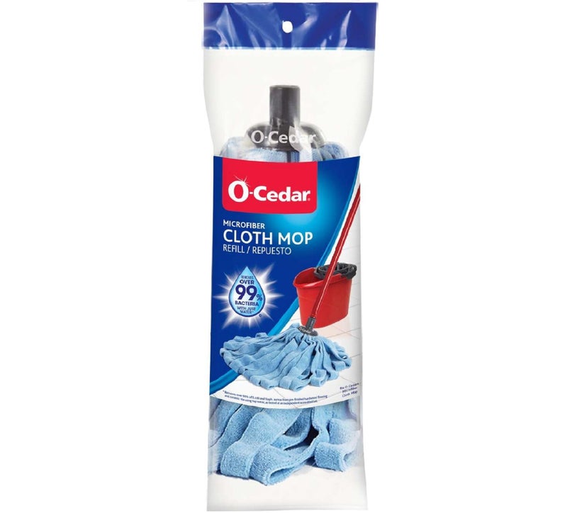 o cedar O-Cedar Microfiber Cloth Mop Refill, Blue - Image 1