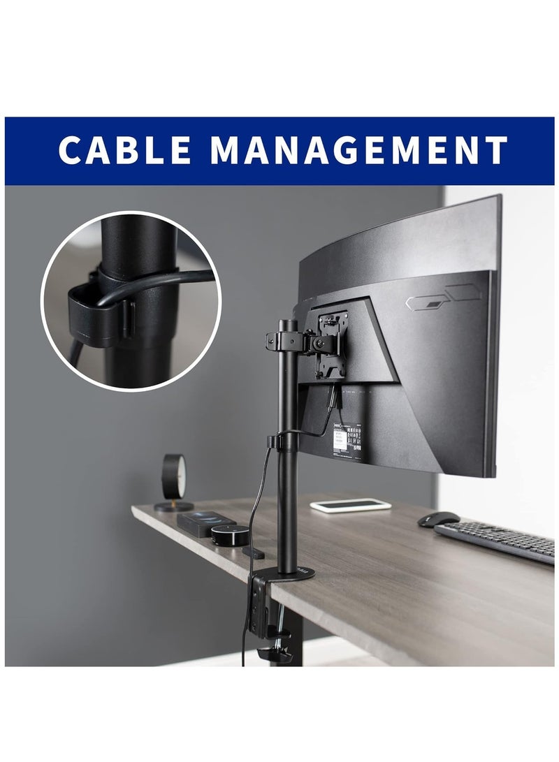 حامل مكتب ثقيل للكمبيوتر LCD بحجم 13 إلى 38 بوصة، يحمل شاشة واحدة من القياسية إلى العريضة حتى 38 بوصة - Image 5