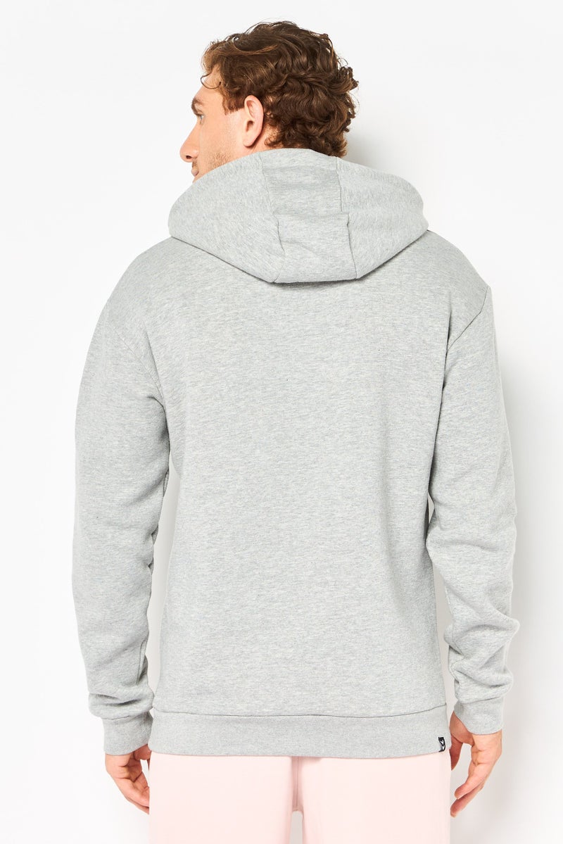 Hummel Men Sportswear Fit Long Sleeve Outdoor Hoodie, Grey - Image 3
