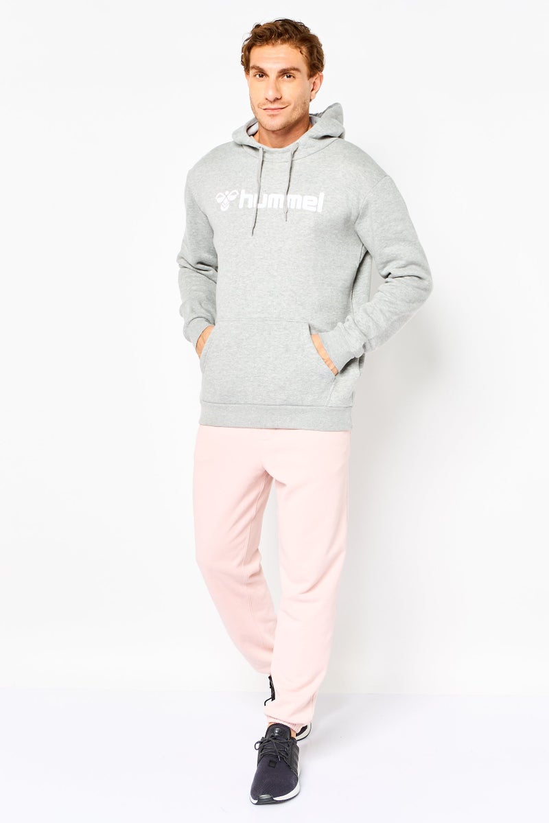 Hummel Men Sportswear Fit Long Sleeve Outdoor Hoodie, Grey - Image 2