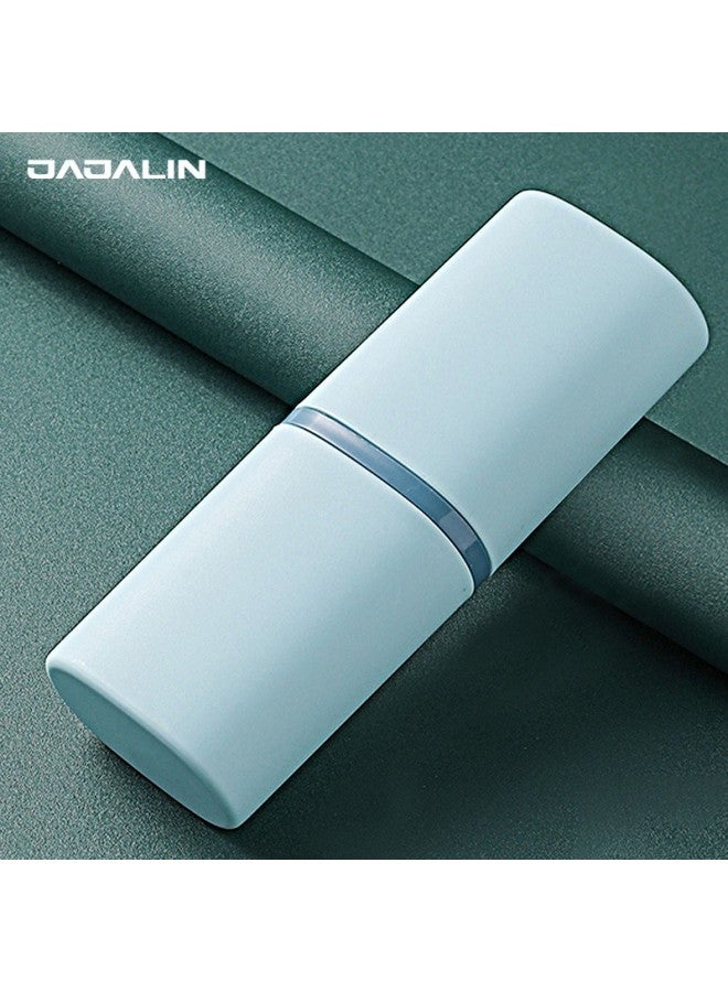 JAJALIN Jajalin Travel Toothbrush Cup For Men And Women, Detachable 2-pack Toiletry Bag Set, Storage Toothbrush Mouthwash Cup, Random Style - Image 1