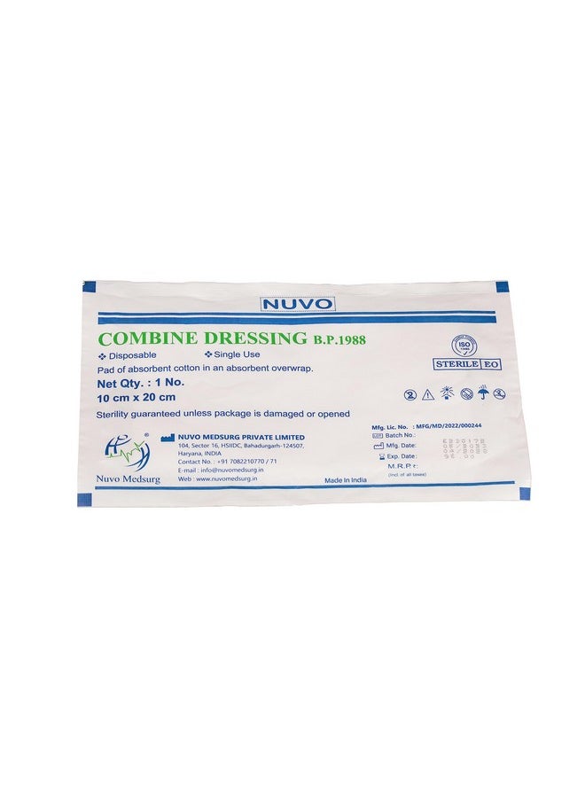 NUVO MEDSURG Sterile Combine Dressing Pad 20 Cm X 10 Cm - 20 Pcs  - Image 3