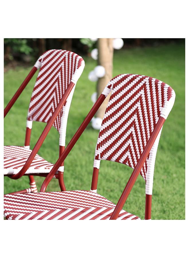 زبون كرسي، داخلي/خارجي، أحمر/أبيض - Image 3