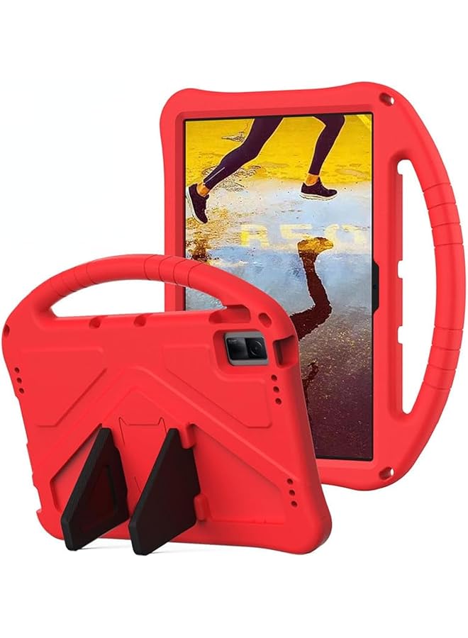 erorex Compatible With Redmi Pad Se 11 Inch 2023 Case Kids Shockproof Handle Stand Tablet Cover Case For Redmi Pad Se (Red) - Image 1