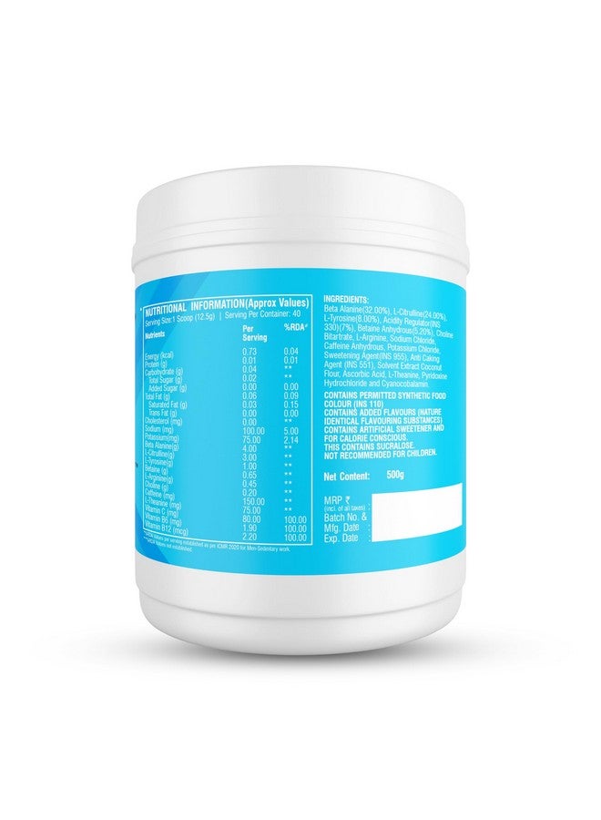 HEALTHFARM HEALTHFARM Thpre X Pre Workout Powder| Sports Nutrition Supplement For Men & Women - For Working Out,Hydration,Mental Focus & Energy - 40 Servings (Rocket Candy),1 Count  - Image 2