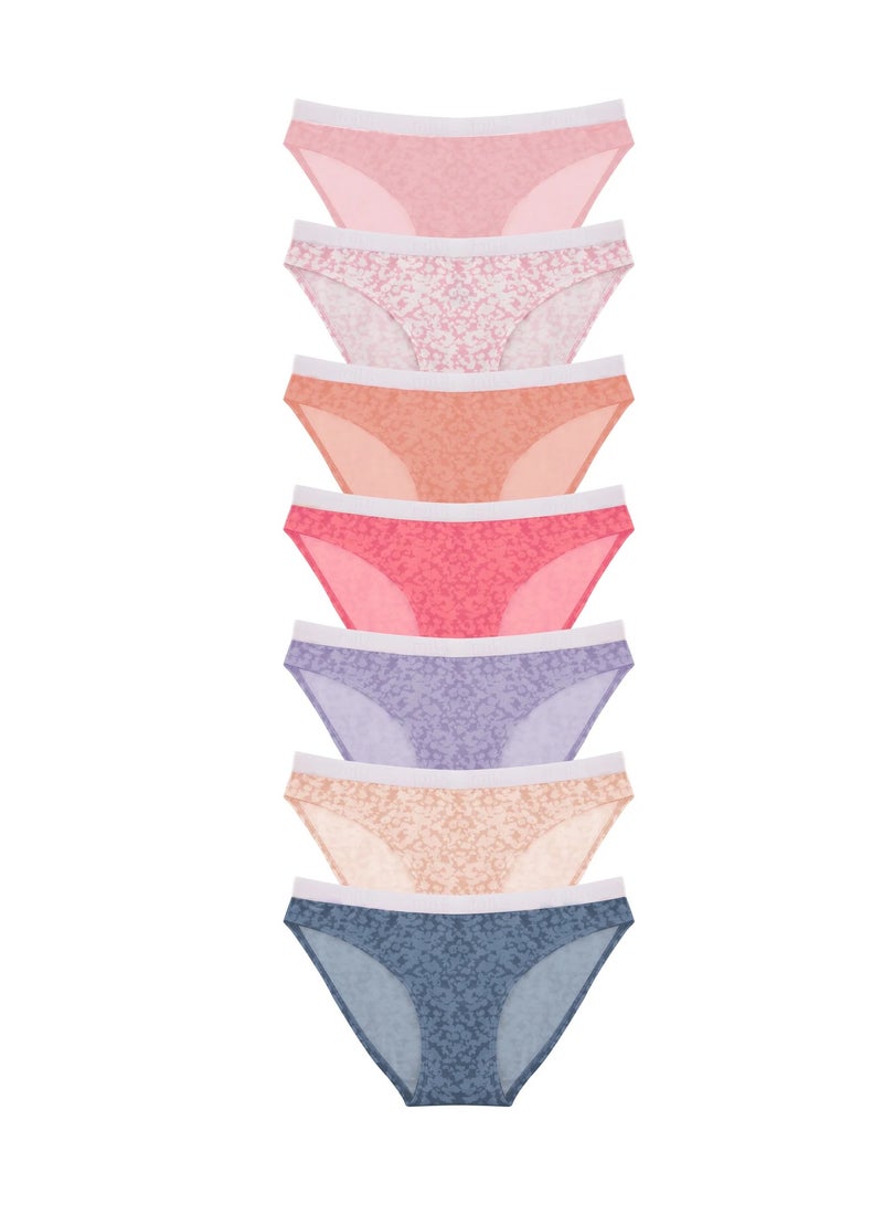 Milk Pack of 7 Daily Bikini Panties Underwear for Women - Image 2