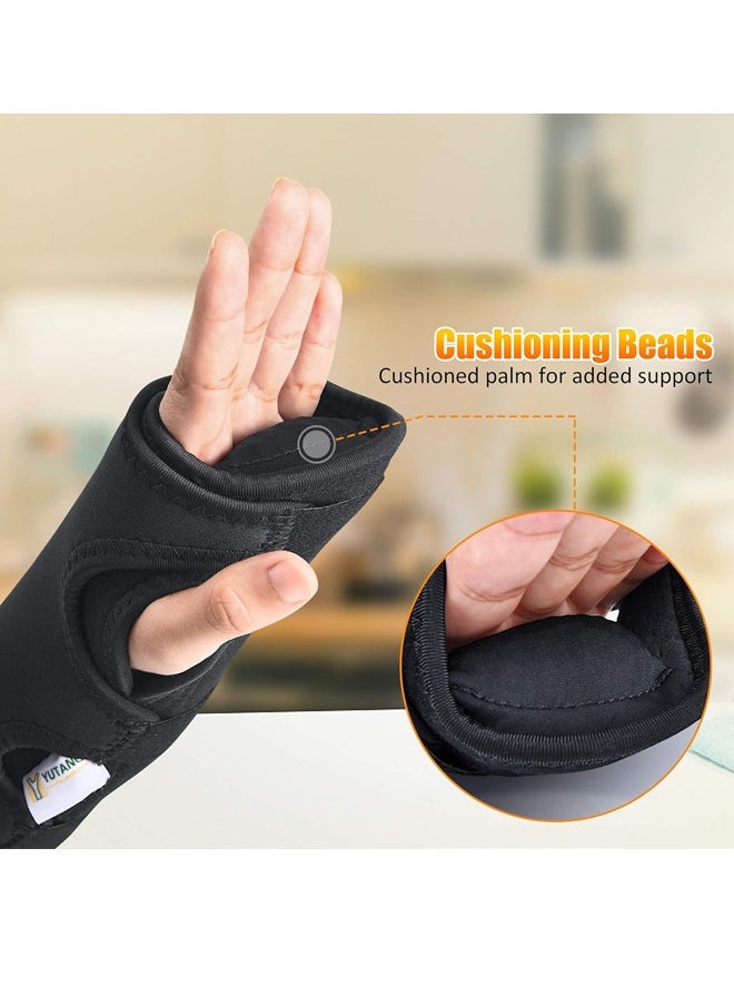 Bukela Wrist Brace for Carpal Tunnel, Night Sleep Wrist Support Brace, Wrist Splint, Great for Wrist Pain, Sprain, Sports Injuries, Joint Instability, Suitable for Left and Right Hands  - Image 3