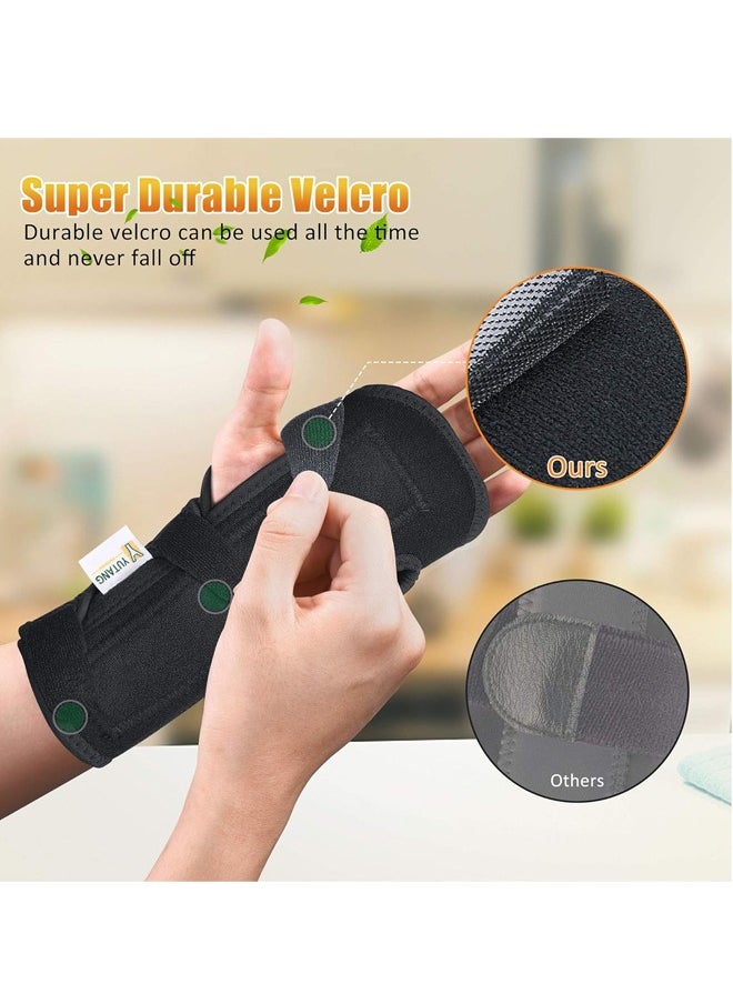 Bukela Wrist Brace for Carpal Tunnel, Night Sleep Wrist Support Brace, Wrist Splint, Great for Wrist Pain, Sprain, Sports Injuries, Joint Instability, Suitable for Left and Right Hands  - Image 4