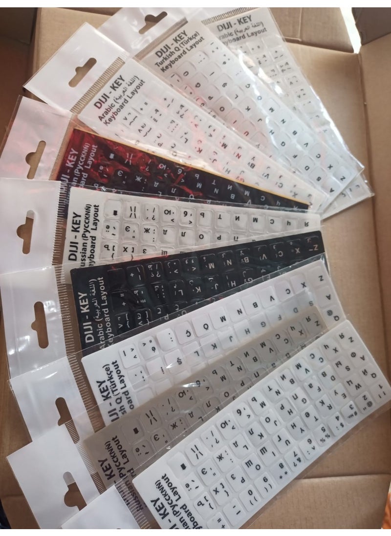 Turkish Quality Russian Arabic Keyboard Sticker Quality 5 Different Color Options - pzsku/Z4AF3B4BFFBAE274FBA3AZ/45/_/1740631623/f9327222-dbdb-44f8-829b-ce99a393e5fa