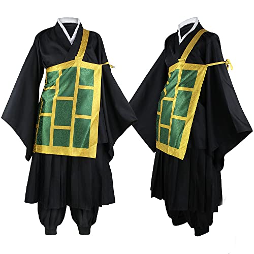 Lmetsky Geto Suguru Cosplay Costume Outfit Geto Suguru Kimono Black Uniform Men Halloween Christmas - Image 4